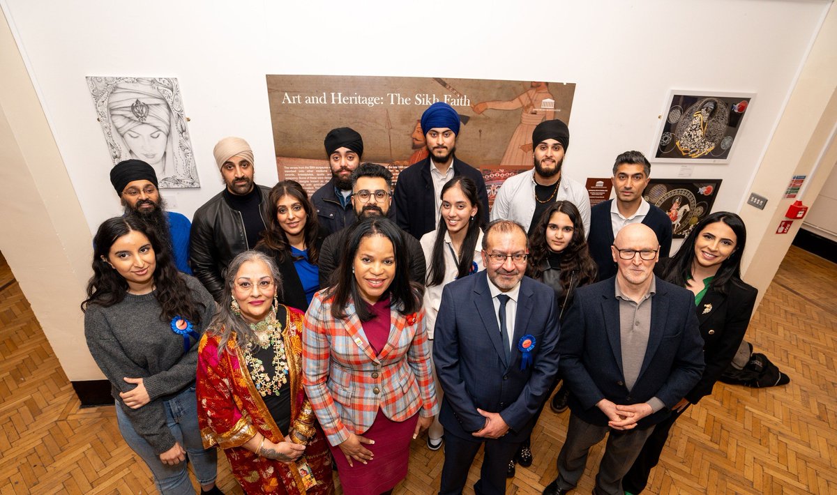 Our #Sikh Art exhibition opened to great reception this thursday @LeicAdultEd @BBC @bbcasiannetwork @ITV @SikhPA @AsiantimesUK @thetribunechd @tribunemagazine sikhmuseum.org.uk/special-sikh-a…