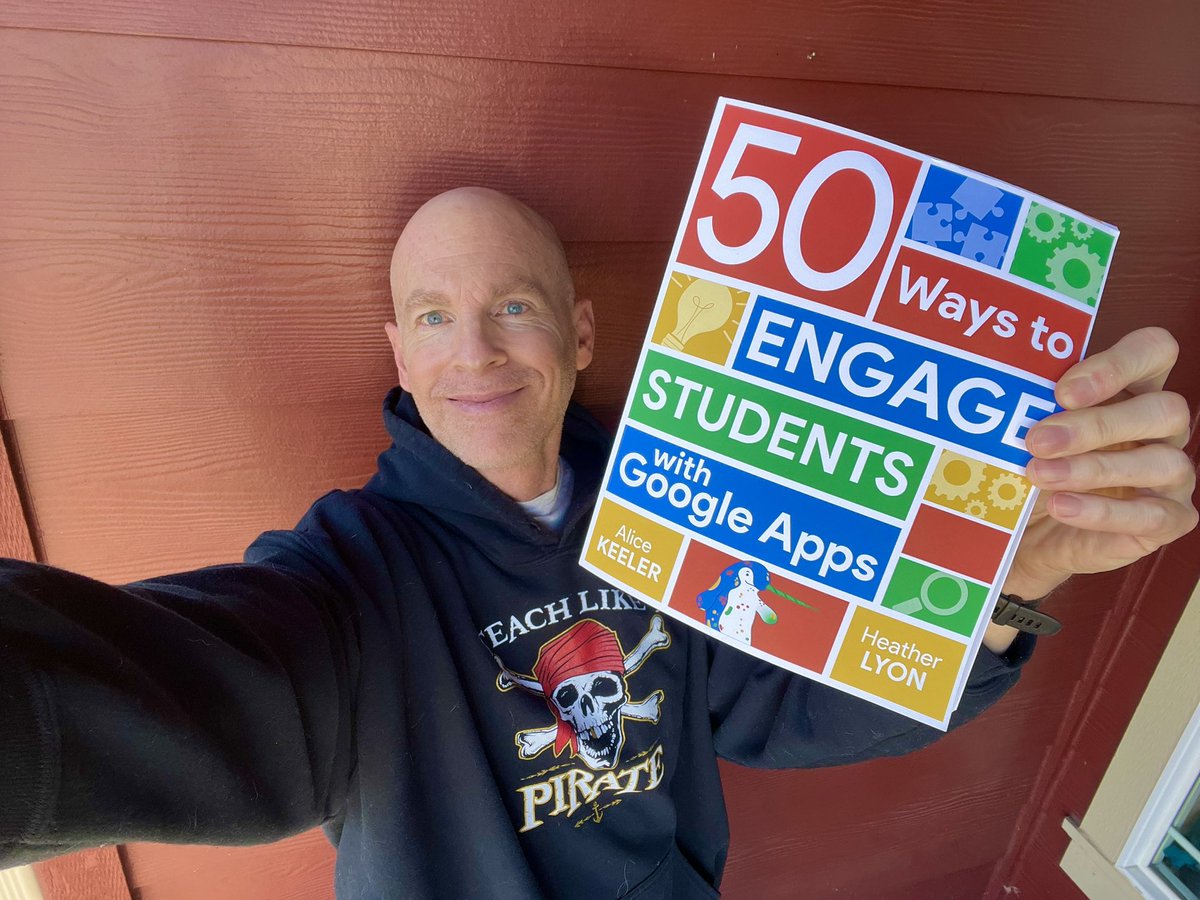 We know there are 50 ways to leave your lover...but did you know there are FIFTY WAYS to engage students w/ #GoogleApps (w/ many links to templates!) in the new book from @alicekeeler & @LyonsLetters? amazon.com/Ways-Engage-St… #SpringCue #tlap #edtech #GoogleEDU
