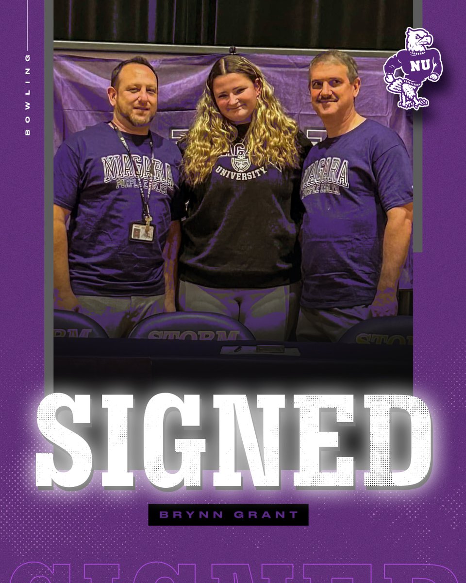 NiagaraBowling's tweet photo. 𝓢𝓲𝓰𝓷𝓮𝓭✍

Welcome to the Purple Eagle family, Brynn!

🟣🦅🎳 https://t.co/moGkYAjowu