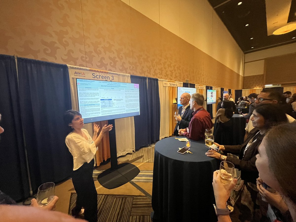 Alex Stone (@alexbstone) on Twitter photo Standing room only for Erika Taco Vasquez’s presentation at #asraspring24 awesome job! Presenting important work on how we care for first rib resection <a href="/BrighamAnes/">Brigham and Women’s Anesthesiology</a> <a href="/ASRA_Society/">ASRA Pain Medicine</a> Standing room only for Erika Taco Vasquez’s presentation at #asraspring24 awesome job! Presenting important work on how we care for first rib resection <a href="/BrighamAnes/">Brigham and Women’s Anesthesiology</a> <a href="/ASRA_Society/">ASRA Pain Medicine</a>
