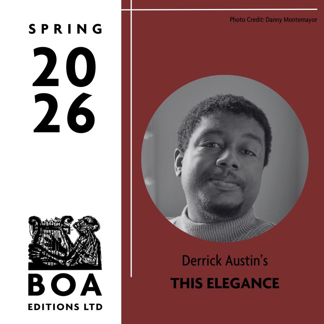 Can’t wait to share this new book with y’all. I’ve never felt freer or had more fun writing than I have working on these poems. Thanks as ever to Peter Conners and the fabulous folks at @boaeditions for believing in me and this work.