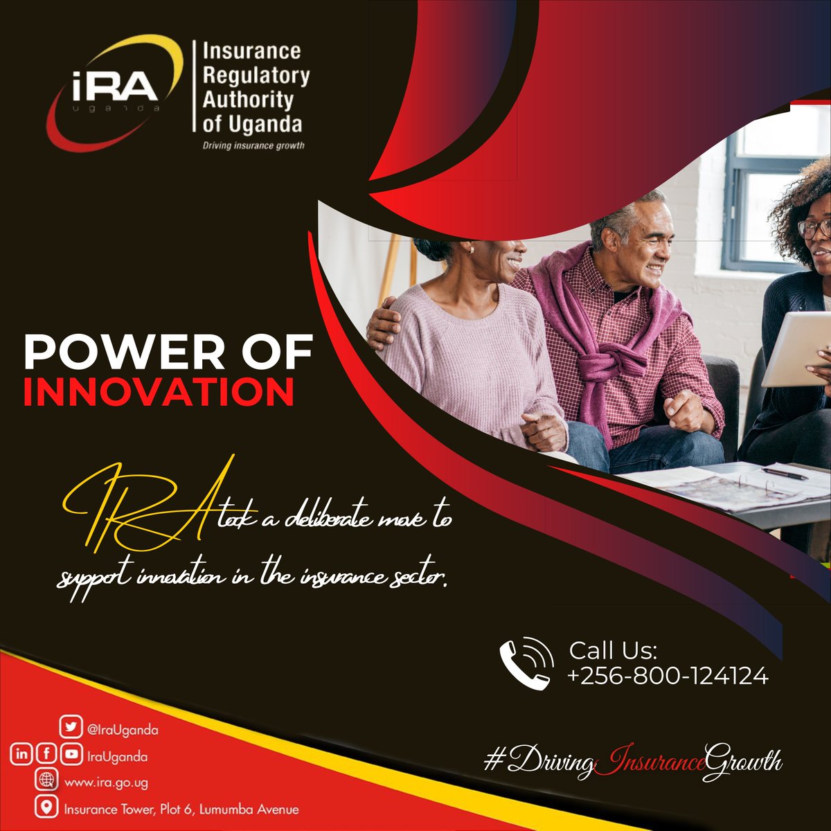 IraUganda's tweet photo. Inspiring Change:
IRA's proactive stance fosters innovation within the insurance sector, driving progress and adaptability. Embracing new ideas to shape the future of insurance.
#InsuranceInnovation #IRAInitiative #InnovationLeadership #ProgressiveInsurance https://t.co/daK8smx7AO