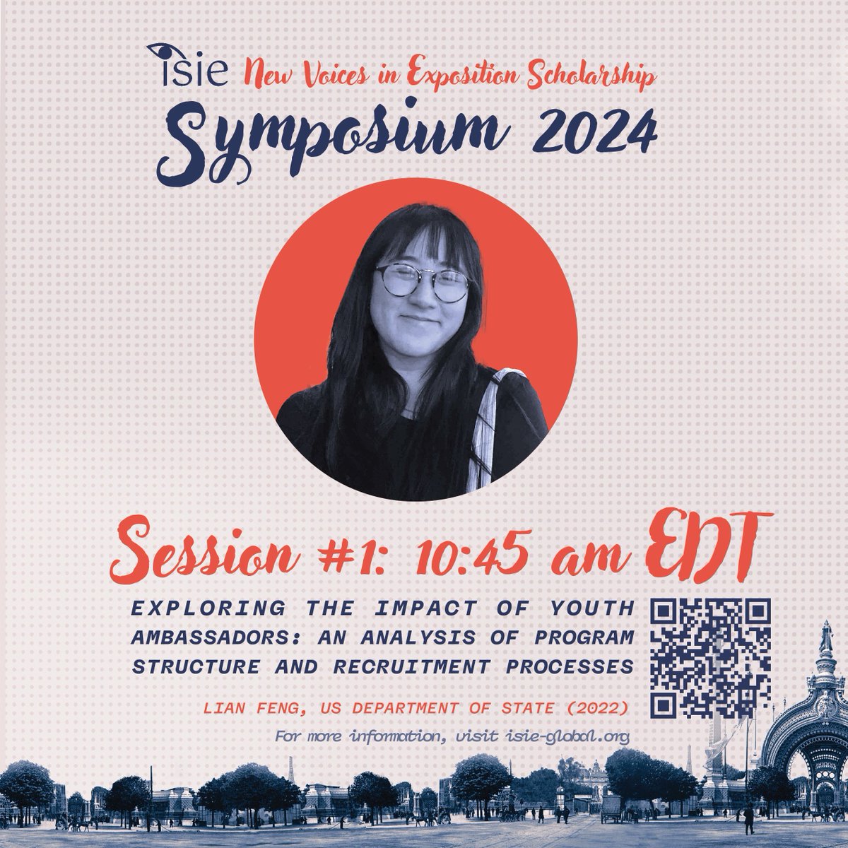 isie_global's tweet image. Next is Lian Feng from Inspire Brands/United States Department of State,  on &quot;Exploring the Impact of Youth Ambassadors: An Analysis of Program Structure and Recruitment Processes.&quot;

#ISIE #symposium2024 #architecturehistory #emergingscholars #newvoices