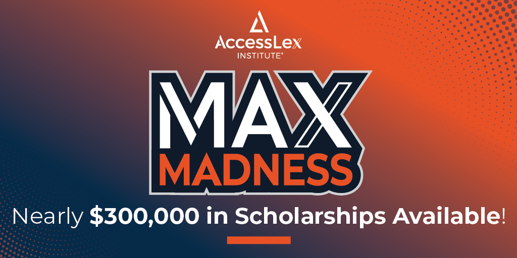 This month, win a chance at a #MAXScholarship and school bragging rights by participating in AccessLex Institute’s MAX Madness!

Enter the April 1 scholarship drawing by creating a FREE account with #AskEDNA! and completing #MAX lessons and online events.

Get started!