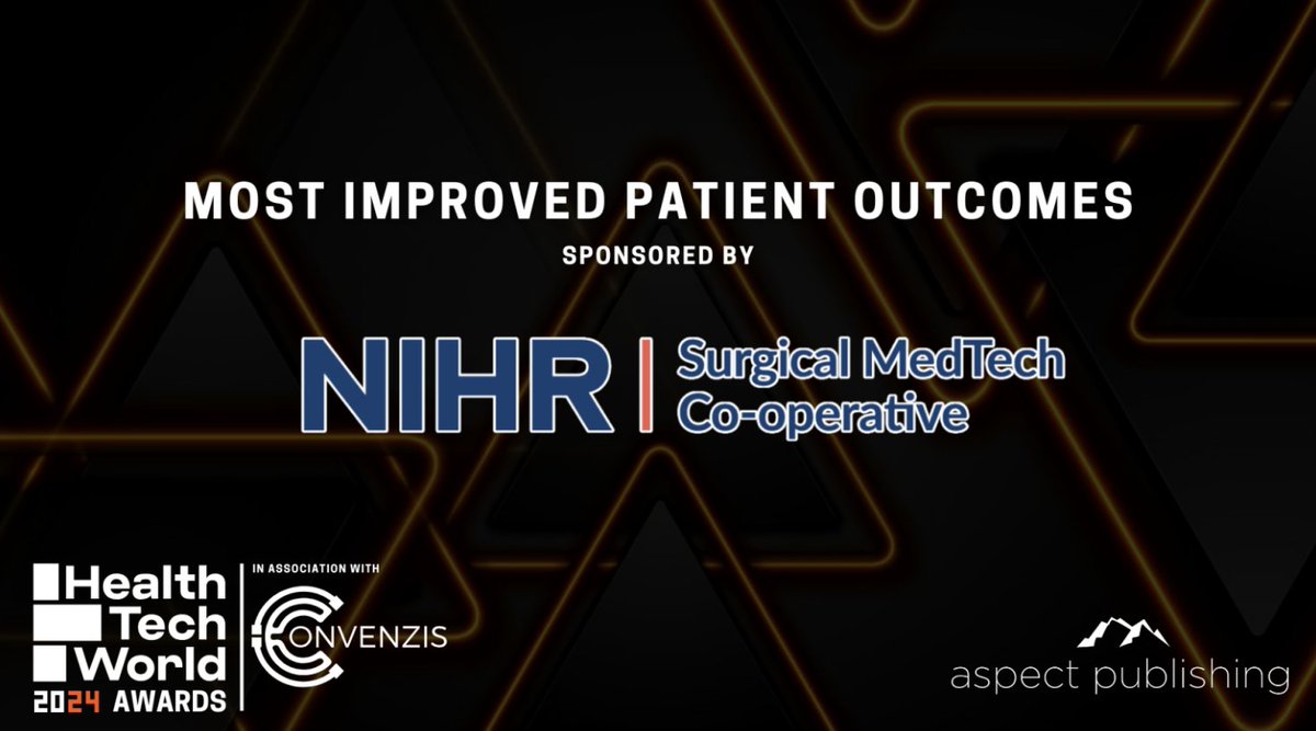 🌟 Exciting News! 🌟 We have been nominated for the prestigious Most Improved Patient Outcomes Award, sponsored by the NIHR Surgical Medtech Co-operative. #HealthcareInnovation #PatientOutcomes #NIHRSurgicalMedtechCooperative
