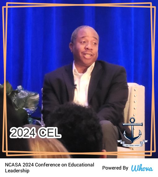 Special guest State Superintendent Candidate Maurice "Mo" Green.  #EdLeadership2024 via Whova event app whova.com/whova-event-ap…