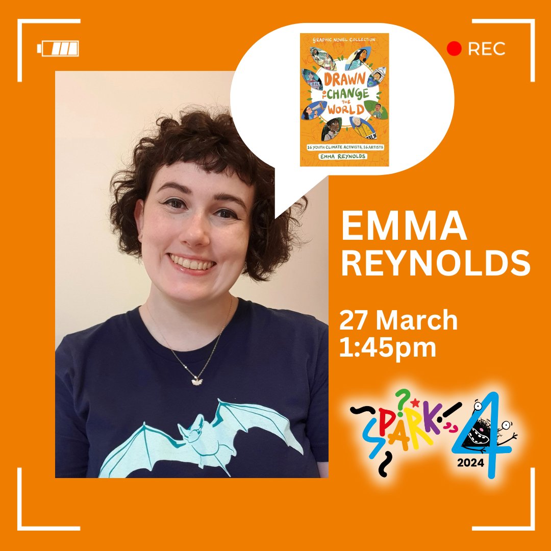 Who is coming to meet Emma Reynolds from our guest category -graphic novels on Wednesday 27 March at 1:45pm? There's still time to submit a question for her! See our latest email update for details. @harpercollins @RuddickRichard