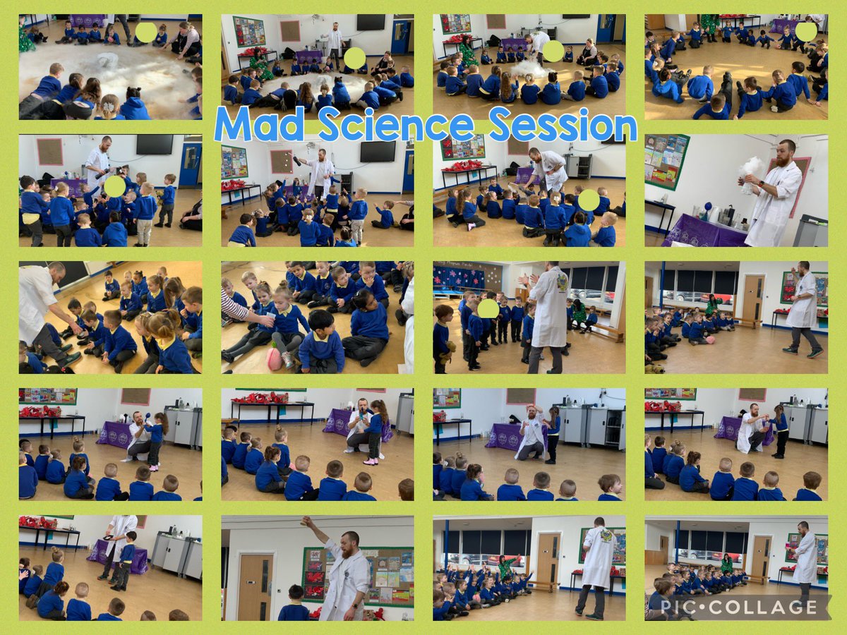 We loved our mad science session yesterday learning all about chemical reactions 🧪🧑‍🔬 @MadScienceWales @rhosyfedwen