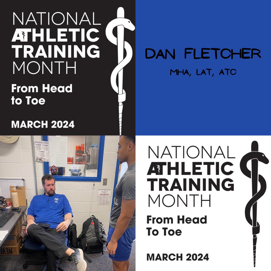 “My favorite thing about being an AT is being a medical guide to an athlete during a critical time in their life while being alongside them through accomplishments and their struggles.” - Mr. Fletcher 

#natm2024 #fromheadtotoe