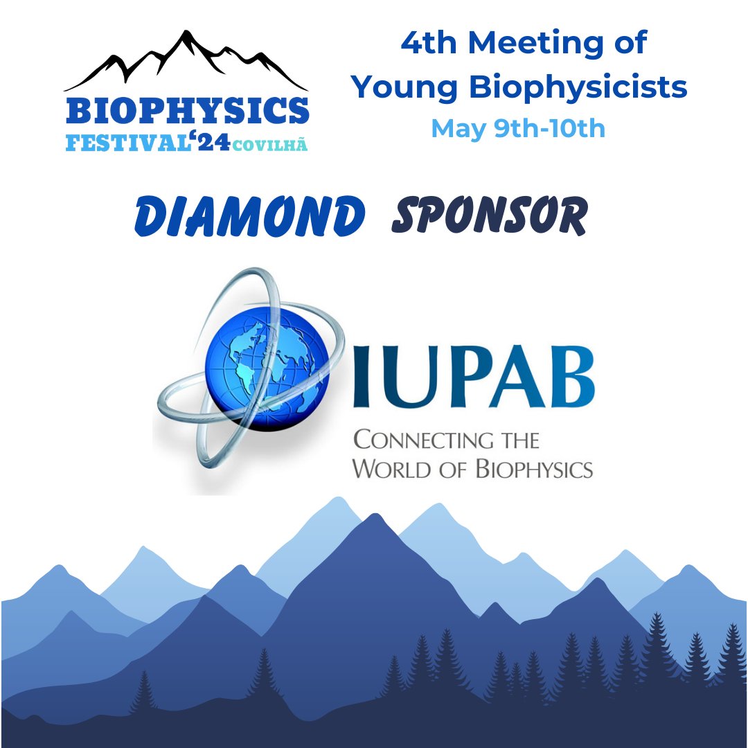 We have the honor to count once again with IUPAB support for the Biophysics Festival 2024!
The lecture from Beatriz Herguedas is sponsored by IUPAB (IUPAB lecture).
The International Union of Pure and Applied Biophysics supports many workshops and meetings related to Biophysics.
