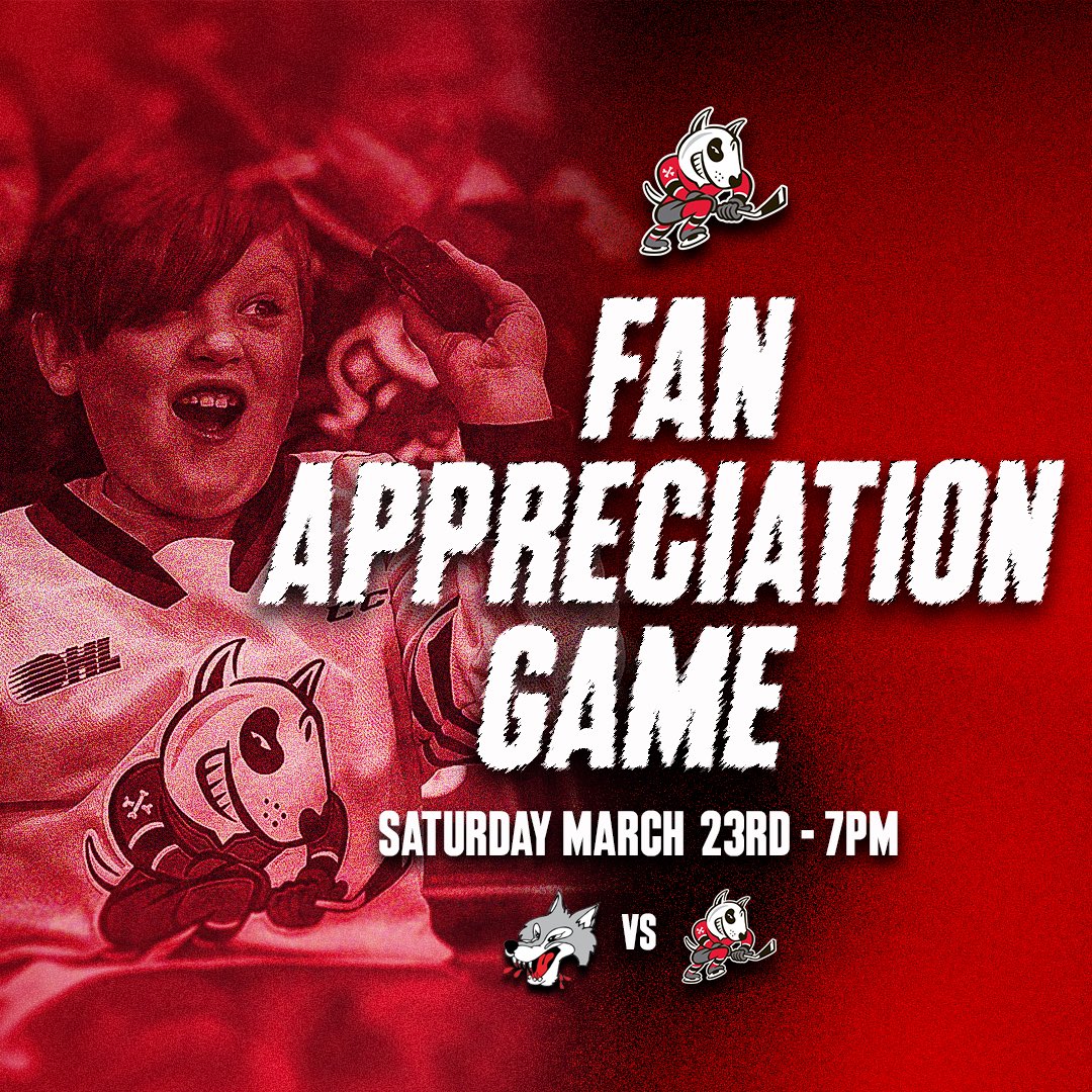 Our fan appreciation game is tomorrow ‼️ 🎁: Gift bags for the first 500 fans 🎁: Game issued jersey giveaway each period 🎁: Retail store discount (30% off excluding jerseys) 🎁: Multiple row of the game giveaways Tickets: mpv.tickets.com/schedule/?agen… #NiagaraNow
