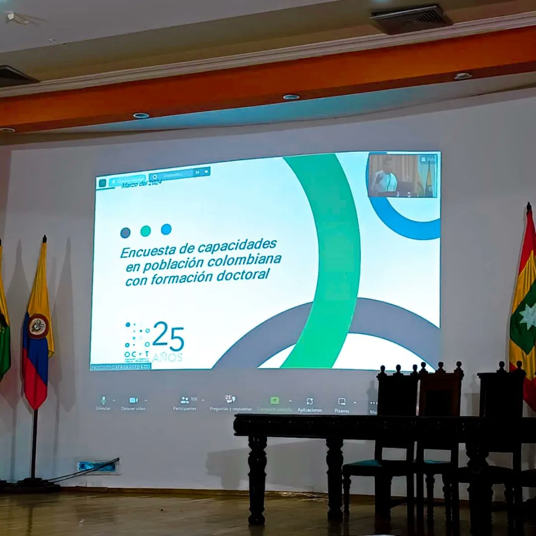Este jueves 21, nuestro Director participó como conferencista, en el marco de congreso realizado por Red Colombiana de Posgrados: 'Posgrados Colombianos: Realidades, Retos y Posibilidades' en Universidad de Cartagena, presentando resultados de la Encuesta Nacional de Doctorandos