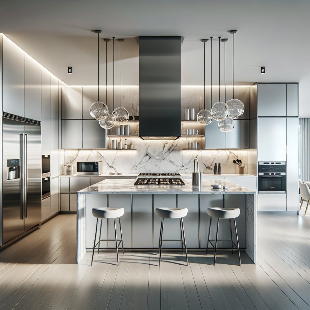 Thinking about giving your kitchen a modern makeover? From sleek appliances to minimalist design elements, a modern kitchen can truly transform your space. Let's chat about how we can find you a home with the perfect kitchen in Winter Park/Orlando! #ModernKitchenDesign #FloridaLi