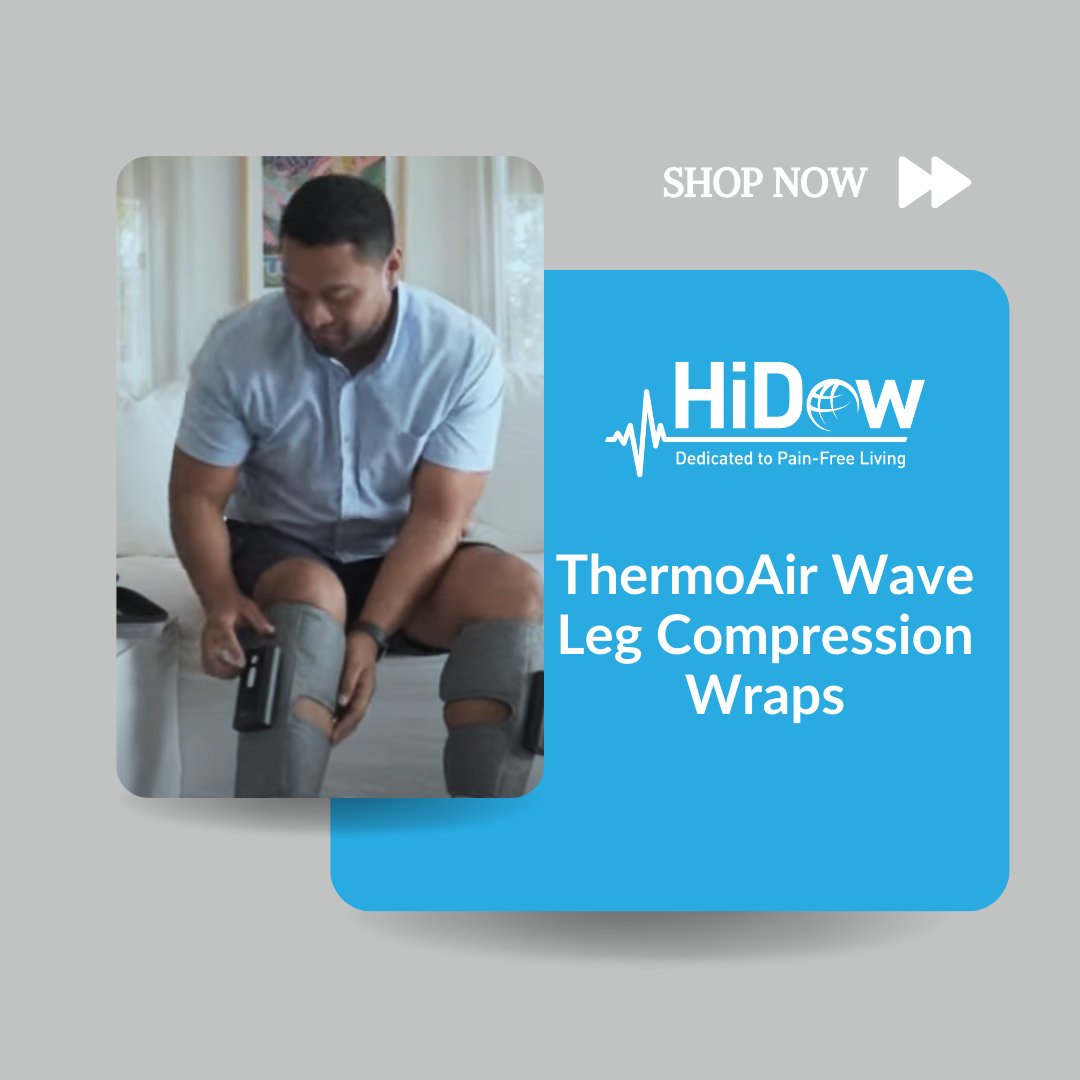 HiDowDotcom's tweet image. Recover faster and feel your best with the ThermoAir Wave Leg Compression Wraps. #LegRecovery #HiDow bit.ly/42nOxNS