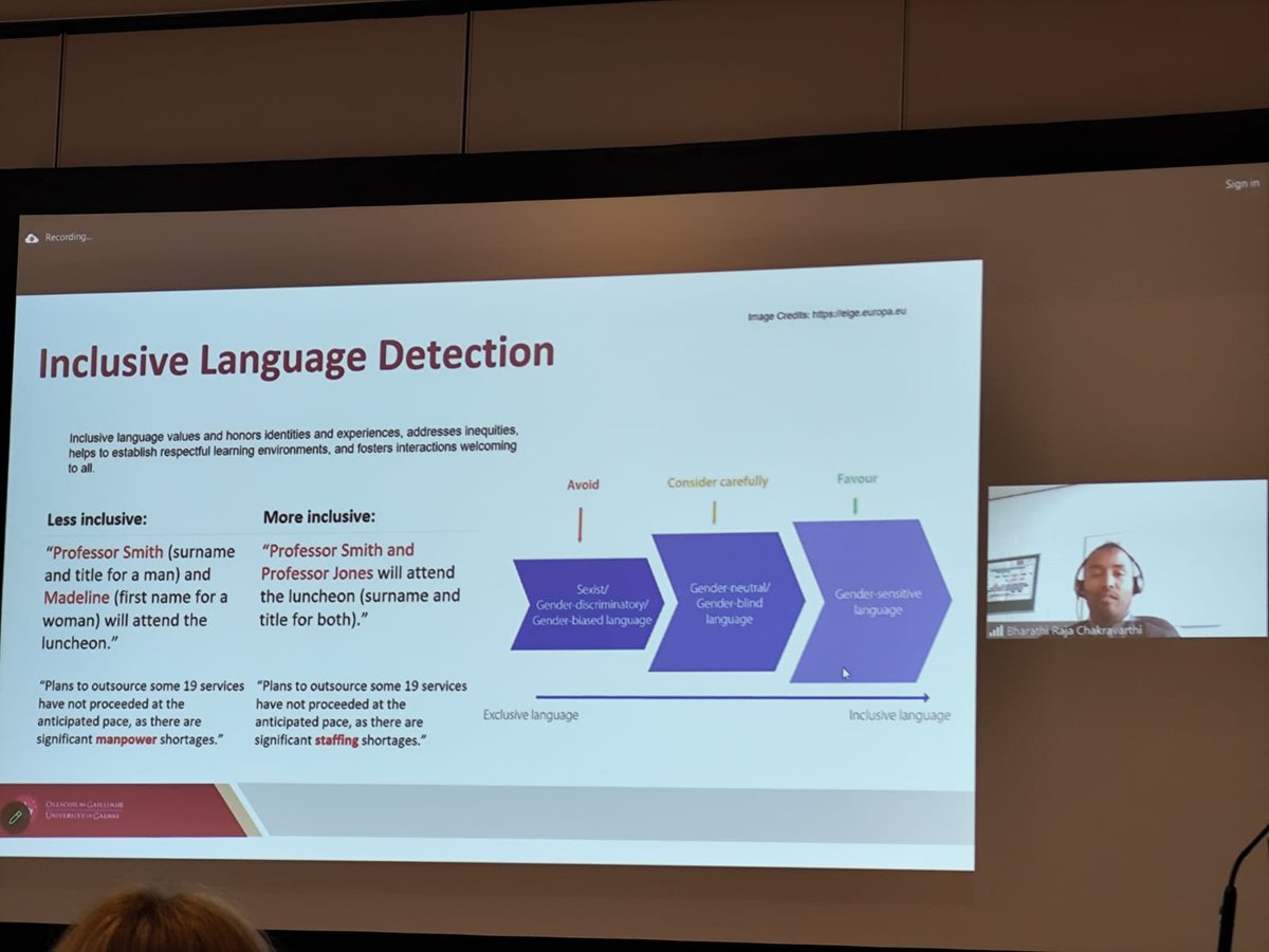 #Keynote talk "Language technology for #equality, #diversity and #inclusion" at Towards #Ethical and #Inclusive #ConversationalAI:  #LanguageAttitudes, #LinguisticDiversity, and #LanguageRights 
#TEICAI 2024 at #EACL2024 this afternoon.  <a href="/insight_centre/">Insight Research Ireland Centre</a> <a href="/galwayDSI/">Data Science Institute @ University of Galway</a> <a href="/galwaycs/">School of Computer Science, University of Galway</a>