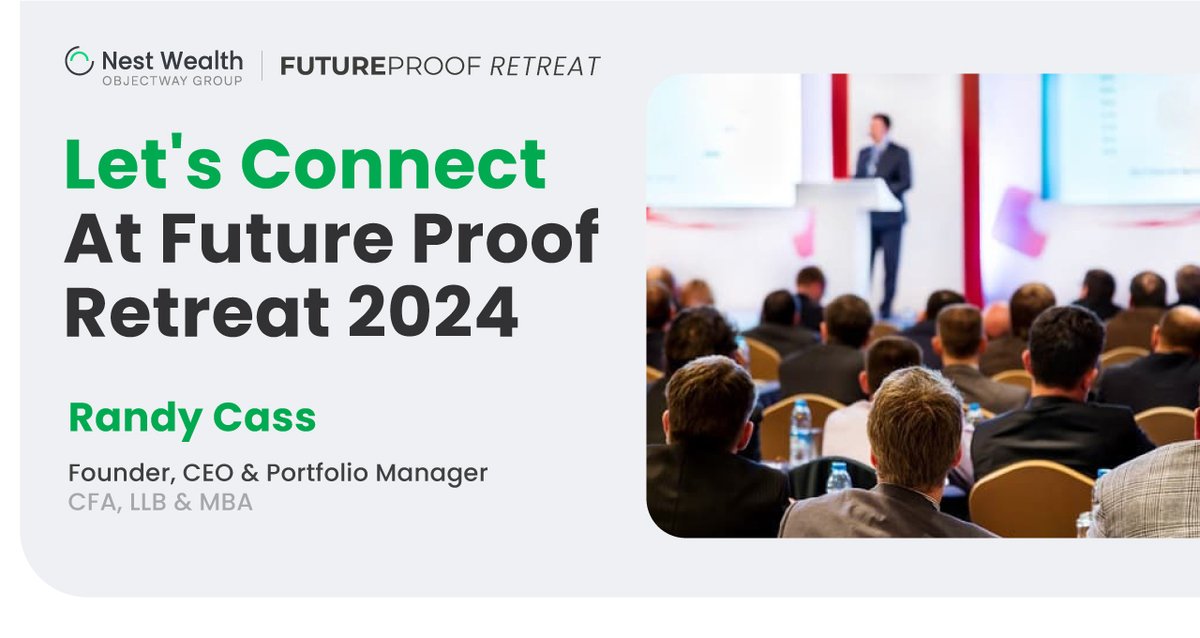We're just days away from the @FutureProofAC Retreat—an exclusive gathering tailored for decision-makers in the Wealth Management industry. We look forward to building and nurturing valuable connections, and charting the course for the future of wealth management with you there!