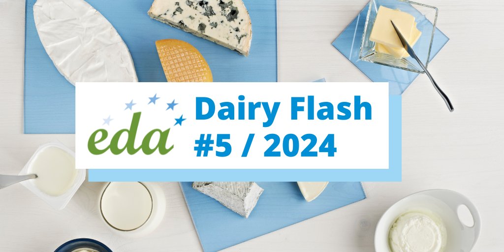 Our latest Dairy Flash is out! 🥛 Stay updated with the latest in the dairy world! 📅 Mark your calendars for the EDA Dairy Policy Conference on April 10 -Merci beaucoup Thierry and Happy Birthday FNPL! -Joining forces for Europe: Young Child Formula ➡️bit.ly/3PVBfoH