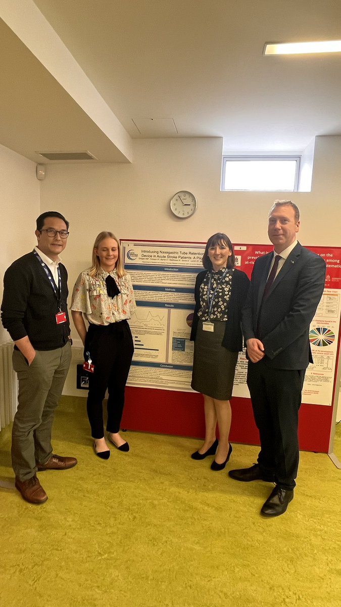 NursingOlol's tweet photo. Louth Hospitals Research Day supported by North East Medical &amp; Research. Poster winner Ann Marie Grogan and the @team_stroke. Huge well done to all involved 👏🏻👏🏻#LivingPathway #teamwork #patientsafety https://t.co/3pYY9n55gb