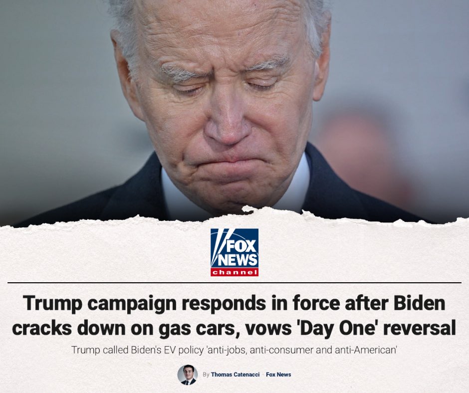 President Trump will protect your freedom to drive what you want.

READ: foxnews.com/politics/trump…