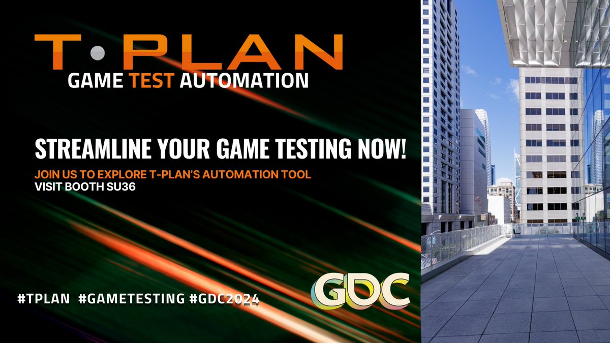 TPlanltd's tweet photo. #GDC2024 have you visited the start-up section yet?  There are some amazing companies here showcasing fantastic products - make sure you pop by and have a look before close today.  We're at booth SU36! #tplan #gamedevelopment https://t.co/gI5Vesb1VF