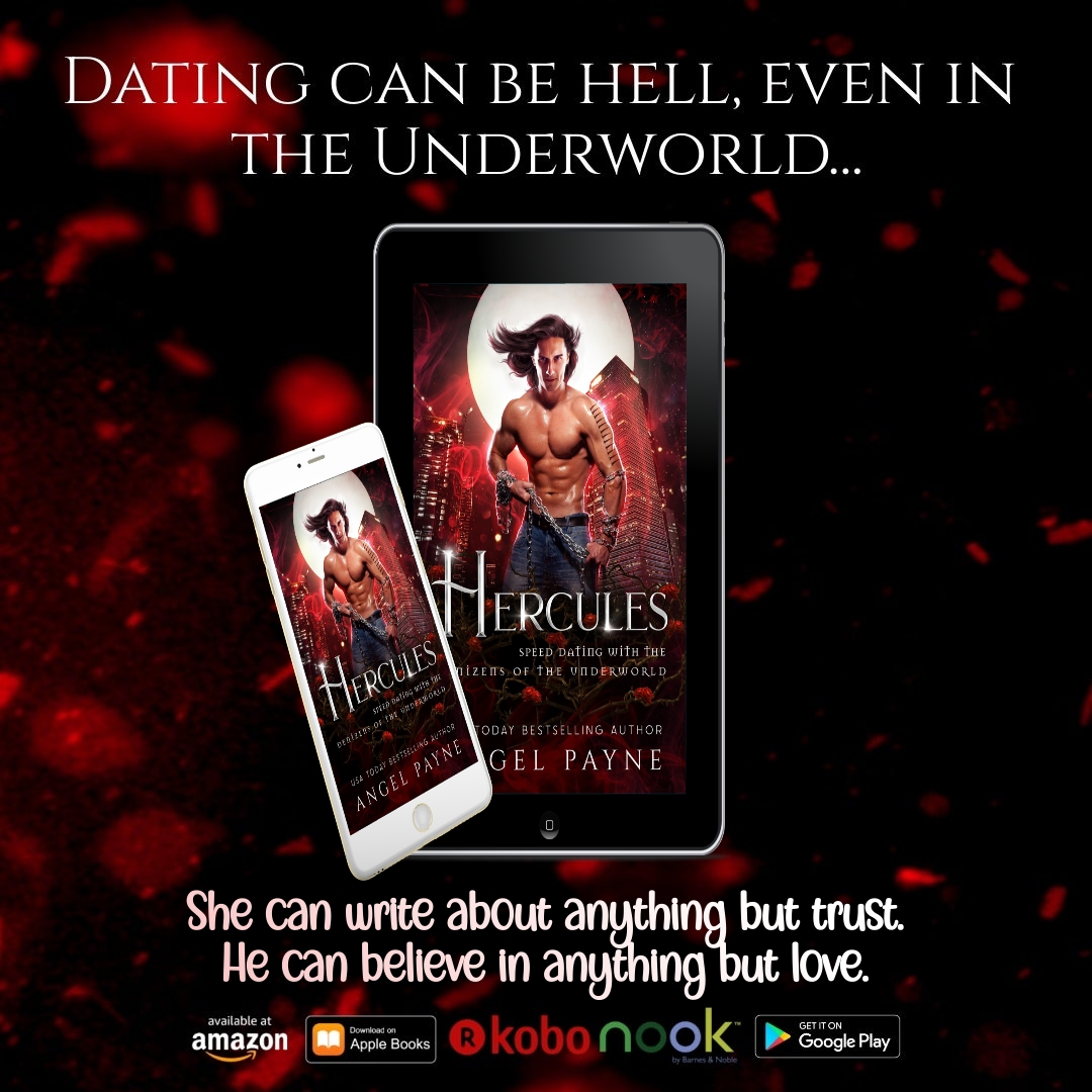 ☆༺✭ NEW RELEASE ✭༻☆
Book: Hercules (Speed Dating with the Denizens of the Underworld Book 36)
Author: Angel Payne
Purchase: books2read.com/Underworld36 
<a href="/AngelPayneWrtr/">Angel Payne Author</a>
<a href="/booknooknuts/">Book Nook Nuts (Tammy Payne)</a>