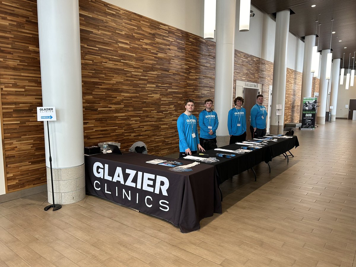 Locked in! @GlazierClinics and @FerrisFootball are excited to see coaches today!