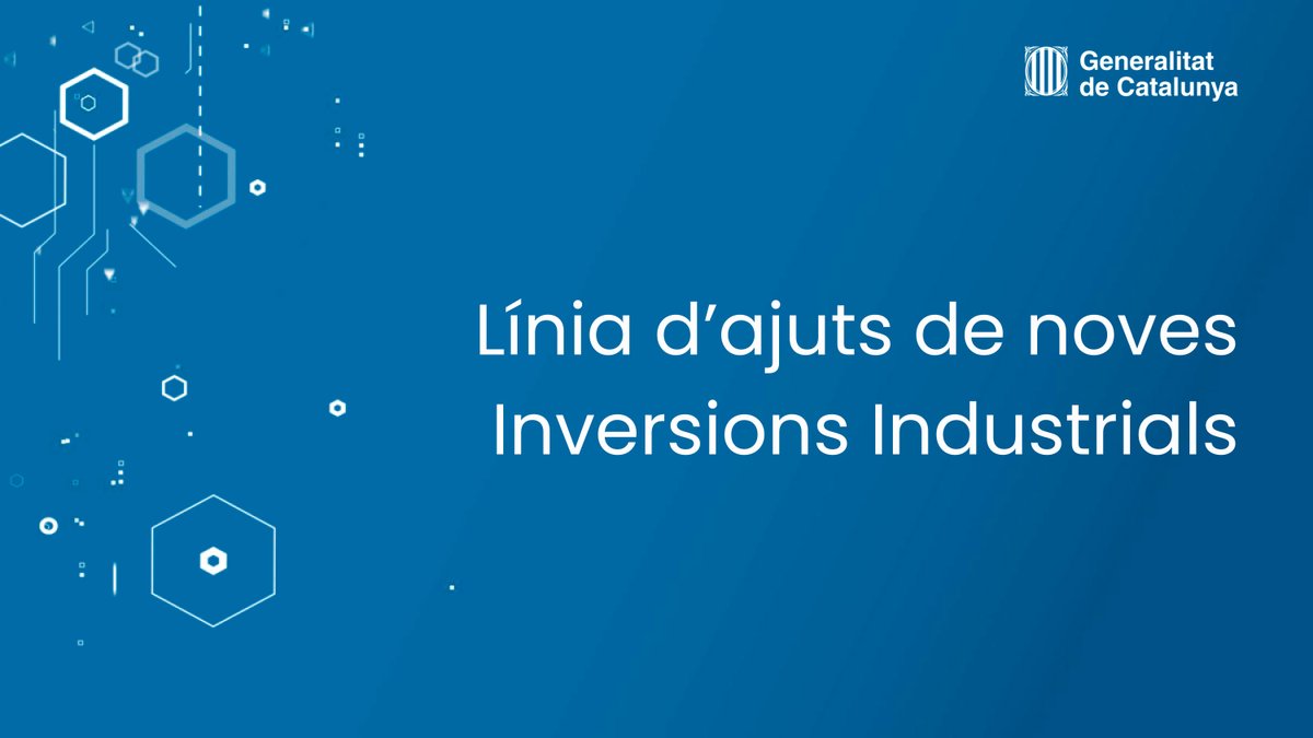 empresacat's tweet photo. 📢 Convocatòria oberta de les subvencions per a projectes d’inversions productives a Catalunya.

📅 Termini de presentació de sol·licituds: 18 d'abril de 2024 a les 14h.

📲 Més informació: https://t.co/vKHgpiOCU0 https://t.co/T2ftH8v3Ep