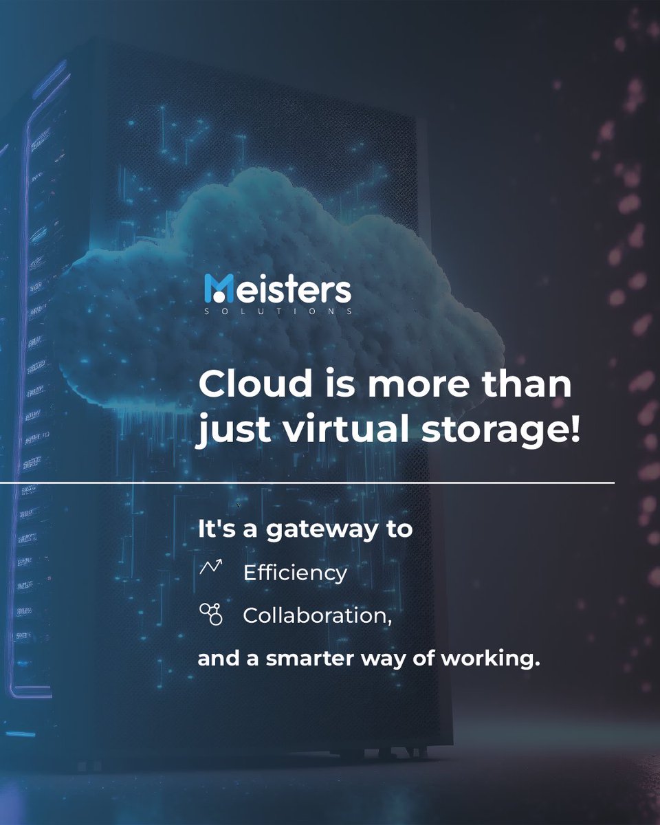 meisters_dev's tweet photo. 🔍 Exploring cloud computing? Let's dive in together. 

🎯 Cloud computing is your strategy for propelling your business forward in a fast-paced world. Reach out, let's chat. 

#CloudComputing #BusinessTransformation 🚀 https://t.co/OELjiCmPDD