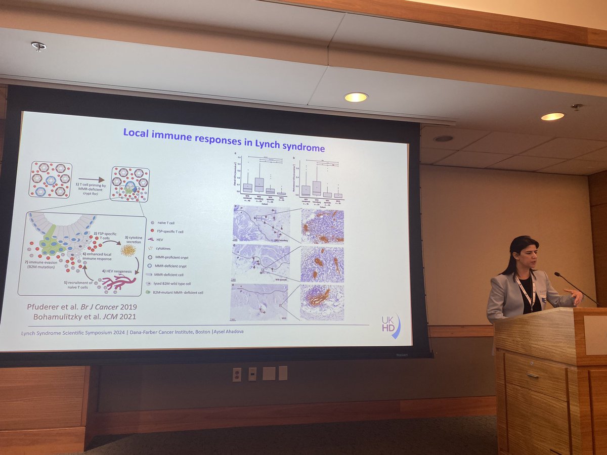 Matt Yurgelun, MD (@mattyurgelun) on Twitter photo Immunotherapy works well to treat many #LynchSyndrome cancers, what what can patient immune factors help us understand about cancer risk stratification? Dr. Ayden Ahadova explains <a href="/DanaFarber/">Dana-Farber</a> #LynchSyndromeAwarenessDay Immunotherapy works well to treat many #LynchSyndrome cancers, what what can patient immune factors help us understand about cancer risk stratification? Dr. Ayden Ahadova explains <a href="/DanaFarber/">Dana-Farber</a> #LynchSyndromeAwarenessDay