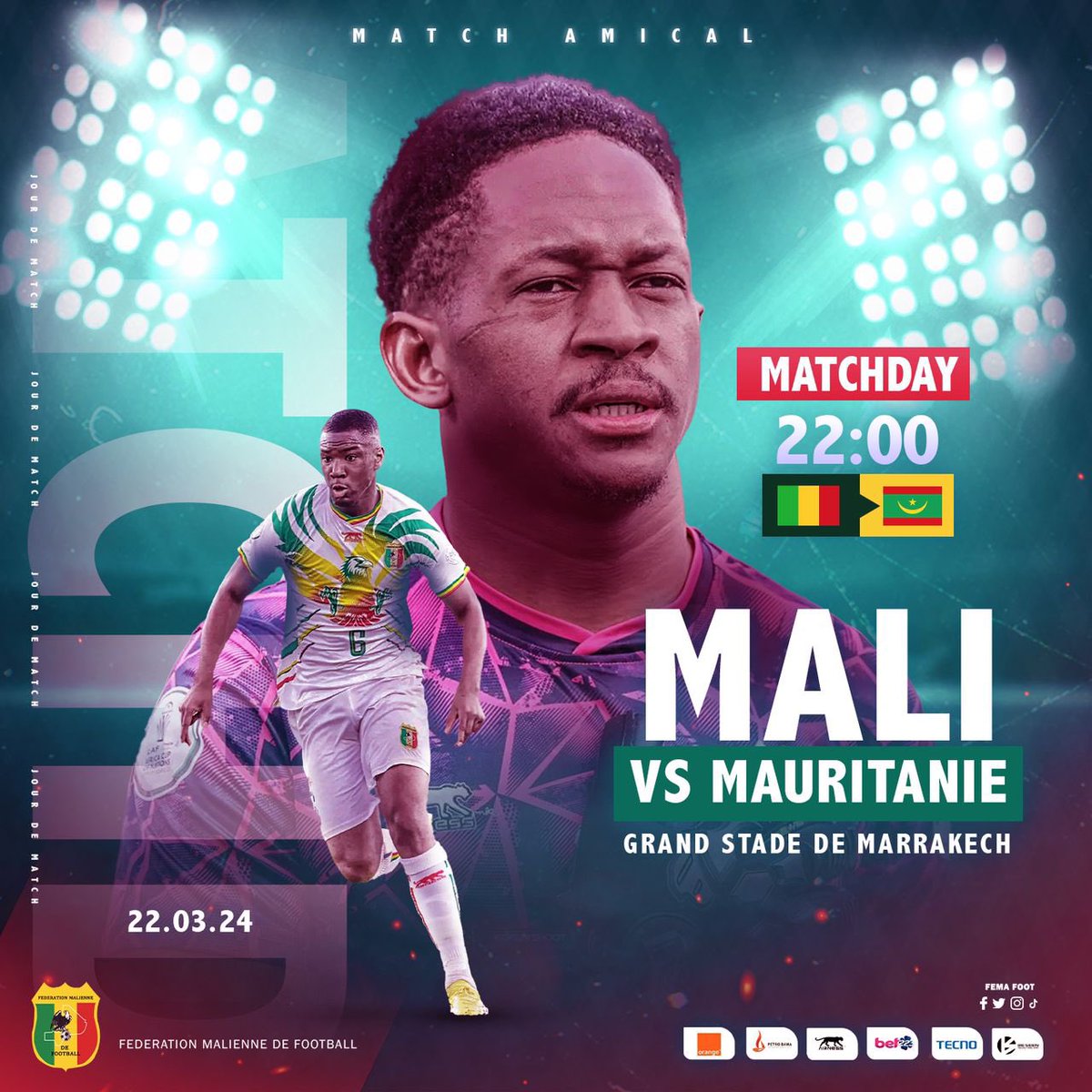 Fenêtre #FIFA | #Mali 🇲🇱 🆚 🇲🇷 #Mauritanie dès 22H-GMT