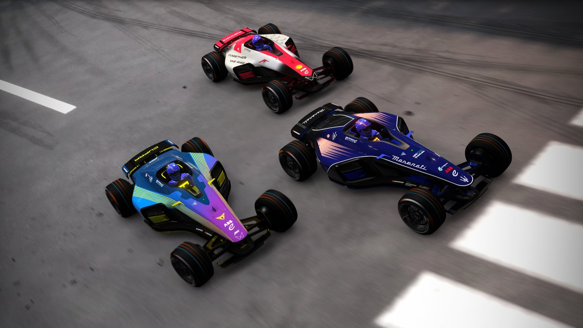 3 new skins are now available in the Formula E club. Please welcome @CUPRA, @maseratimsg and @Mahindra_Auto!
