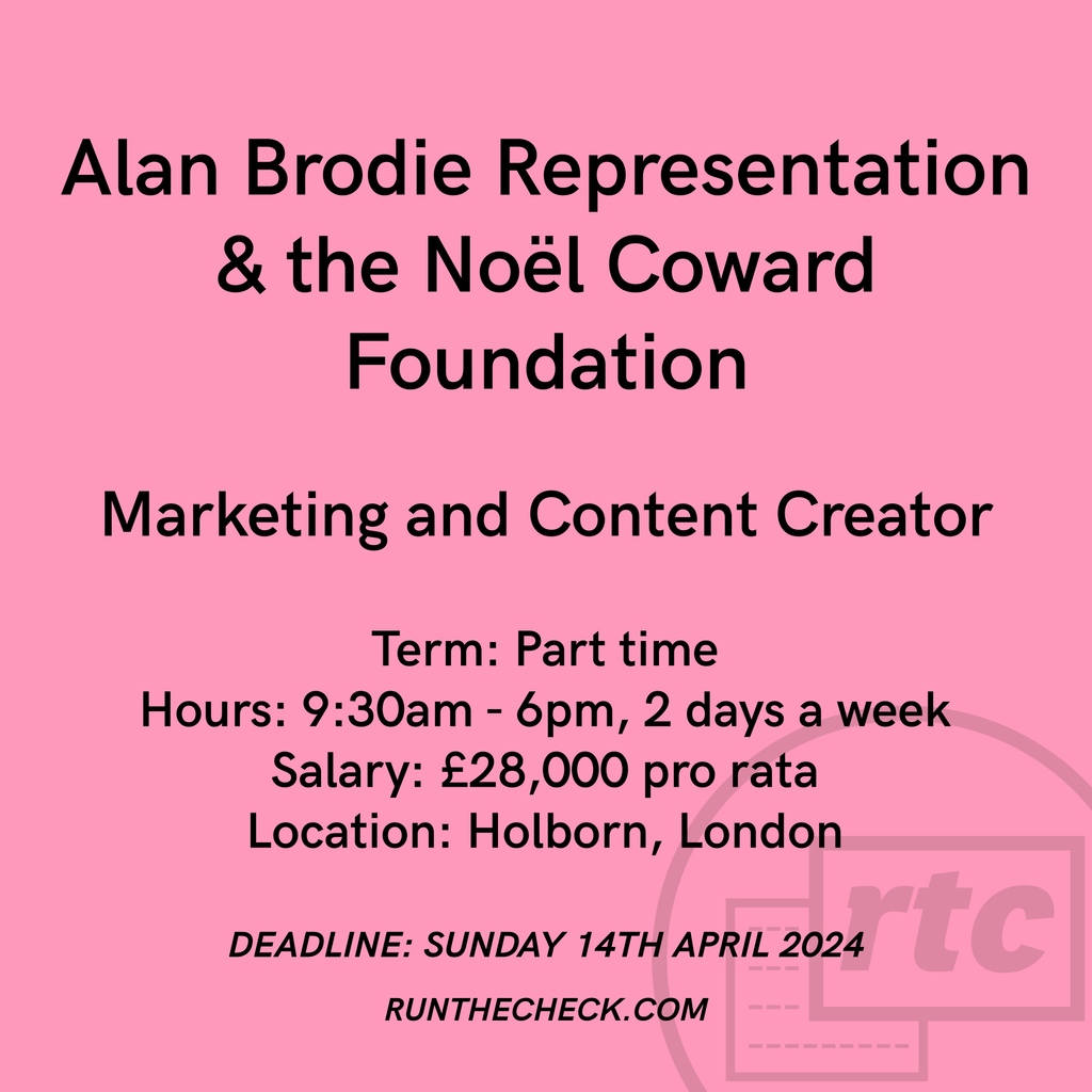 @noelcowardsir, Marketing and Content Creator 🦩 Apply↓ runthecheck.com/alan-brodie-re…