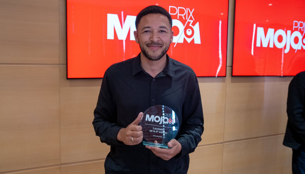 #Concours Après délibération du jury, la 8ème édition du #PrixMoJoM6 a été remportée par <a href="/luigy_lacides/">Luigy Lacides</a>, étudiant à <a href="/IjbaOfficiel/">IJBA</a> 
🏆 La remise du trophée s'est déroulée en présence de
<a href="/g_kozo_charles/">Guillaume Charles</a>, <a href="/sgendarmeM6/">Stéphane Gendarme</a> et <a href="/NfantehM/">N'Fanteh Minteh</a>
👏 #journalisme <a href="/m6info/">M6 Info</a> <a href="/M6Groupe/">Groupe M6</a>