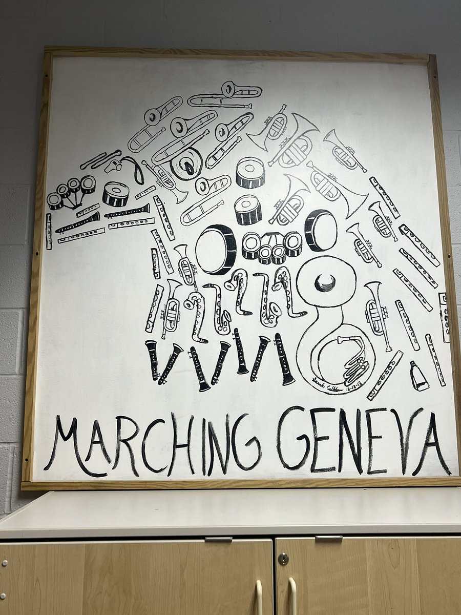 Awesome time speaking with the band and Ms. Brown regarding their program and upcoming Band trip to Disney. The presentation was phenomenal and outlined everything from accommodations to fundraising! 
#MarchingGeneva