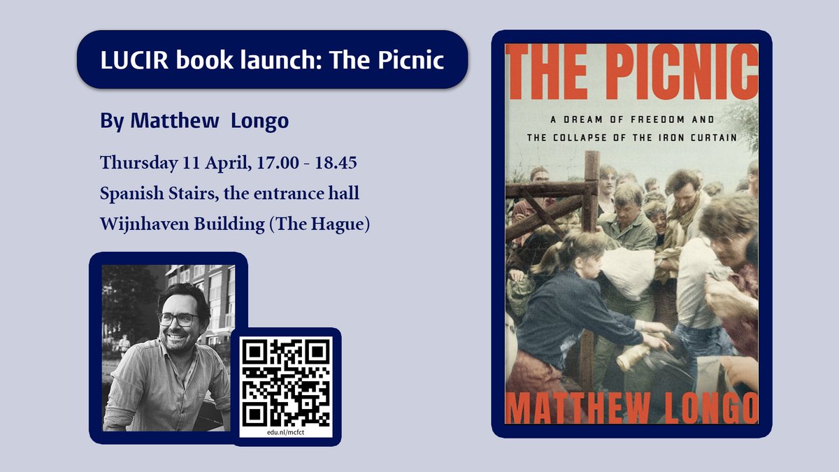Hey Twitter! Book Launch for #ThePicnic in The Hague at @PolSciLeiden. Details: Date: April 11th, 5pm Place: Wijnhaven (Leiden Campus) Thanks! @HvanMeegdenburg @LUCIRLeiden @wwnorton. Books for sale by @ABCBooksNL Please RT! Register here: universiteitleiden.nl/en/events/2024…