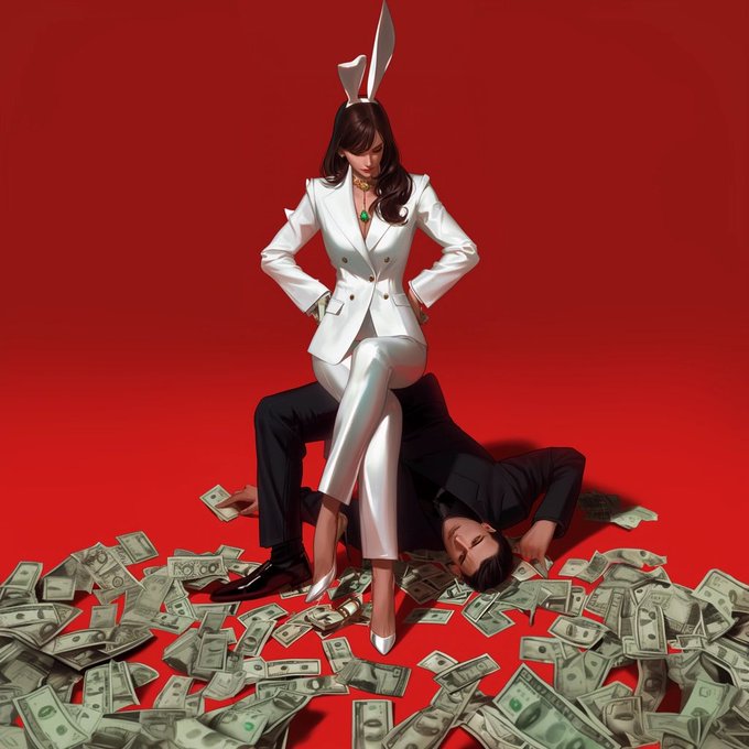 &ldquo;Enough Is Never Enough&rdquo; 🐰🙇💵💶💷💴🙇🐰  inspired by: @GreenGoddess021   #AIart #findom #domme #midjourney #DigitalArt #girls #bunnies #AIgeneratedArt #ropebunny #shibari #concept #snake #tattoo #shibari #bdsm<a href="/tag/bdsm"class="tags"><span>#bdsm</span></a><a href="/tag/girls"class="tags"><span>#girls</span></a><a href="/tag/tattoo"class="tags"><span>#tattoo</span></a><a href="/tag/bunnies"class="tags"><span>#bunnies</span></a><a href="/tag/snake"class="tags"><span>#snake</span></a><a href="/tag/concept"class="tags"><span>#concept</span></a>