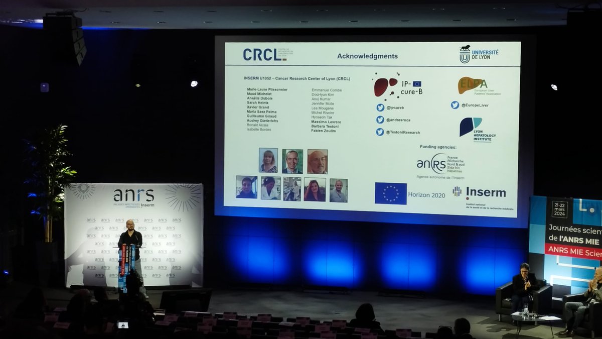 andresroca's tweet photo. Thanks to the @agenceANRS for the opportunity to present our work at the #JournéesScientifiques2024
@TestoniResearch #HBV #PCLS https://t.co/esuMBGYUI3