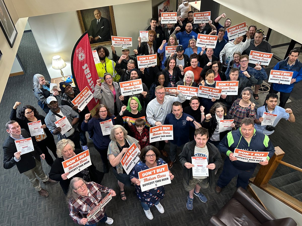 #Teamsters in Texas on strike w/ @MolsonCoors - we’ve got your back #1u #BoycottCoors