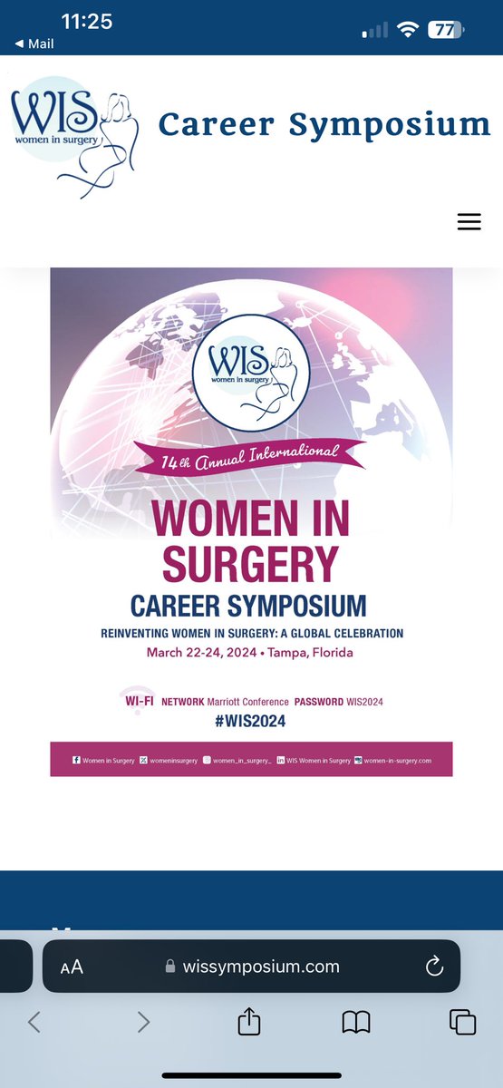 So excited for this weekend! Can’t wait to meet and learn from many other women surgeons! #WIS2024 ⁦@RossSharona⁩ ⁦@SamreenSarah⁩ ⁦@SaurNicole⁩ ⁦@pennsurgery⁩ ⁦@rahila_essani⁩ ⁦@lailara58⁩ ⁦@AuroraPryor⁩ ⁦@alisamae⁩