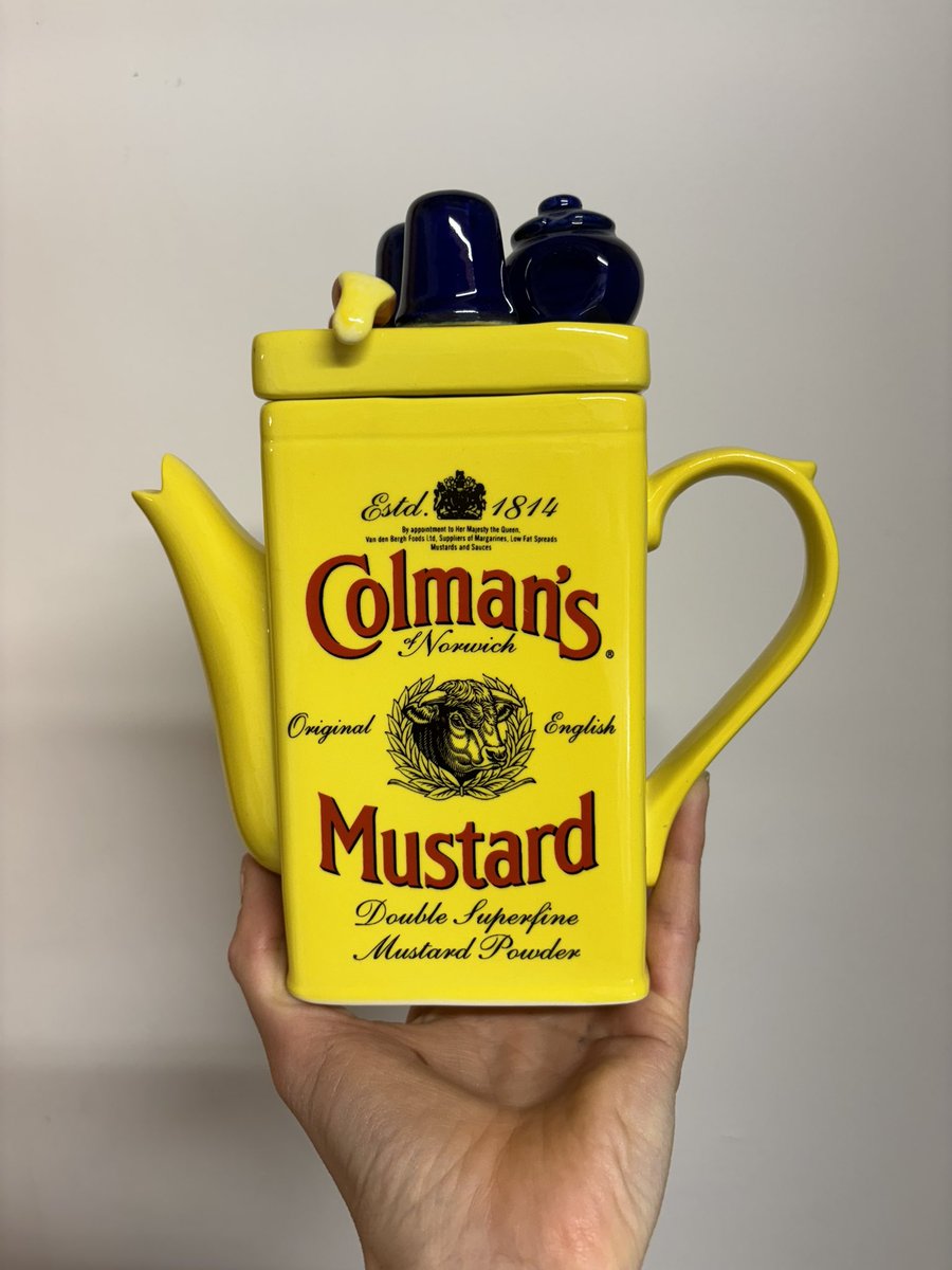 Ceramic_Insp's tweet photo. Our teapot of the week this week is our popular Mustard Pot
Was £85 now just £44.95 🫣
https://t.co/uI5YBQXLnh
#teapotlover #teapot #pottery https://t.co/iHwFbxghBI