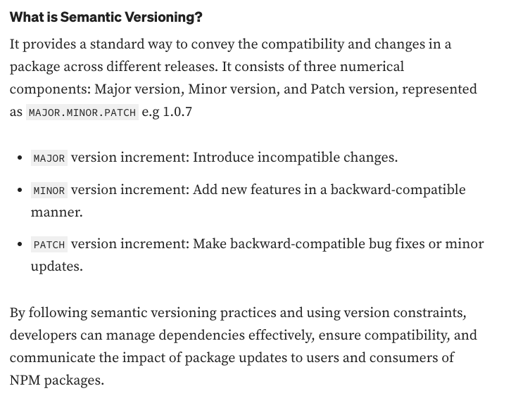 lautidev_'s tweet photo. Que significa el versionado? Explicación.  1.0.0<MAJOR.MINOR.PATCH> https://t.co/ZbdZH4sZVb