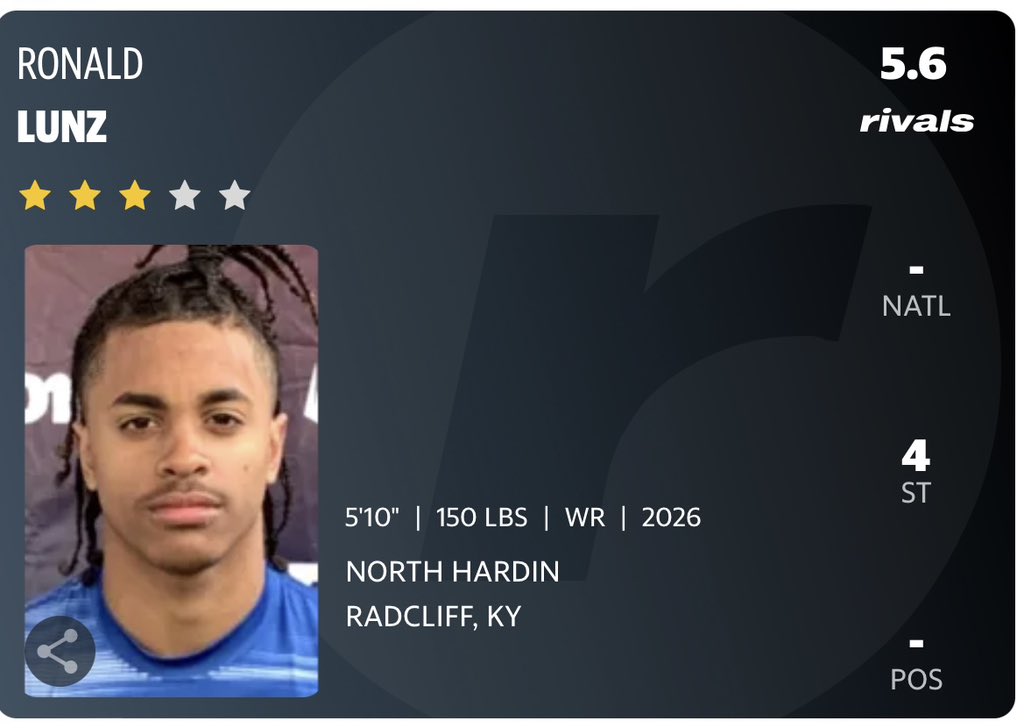Blessed to be name a 3⭐️ by <a href="/Rivals/">Rivals</a> ‼️ Plenty more work to be done from here! @SeanW_Rivals <a href="/adamgorney/">Adam Gorney</a> @RivalsFriedman <a href="/FBCoachThompson/">Brent Thompson</a>
