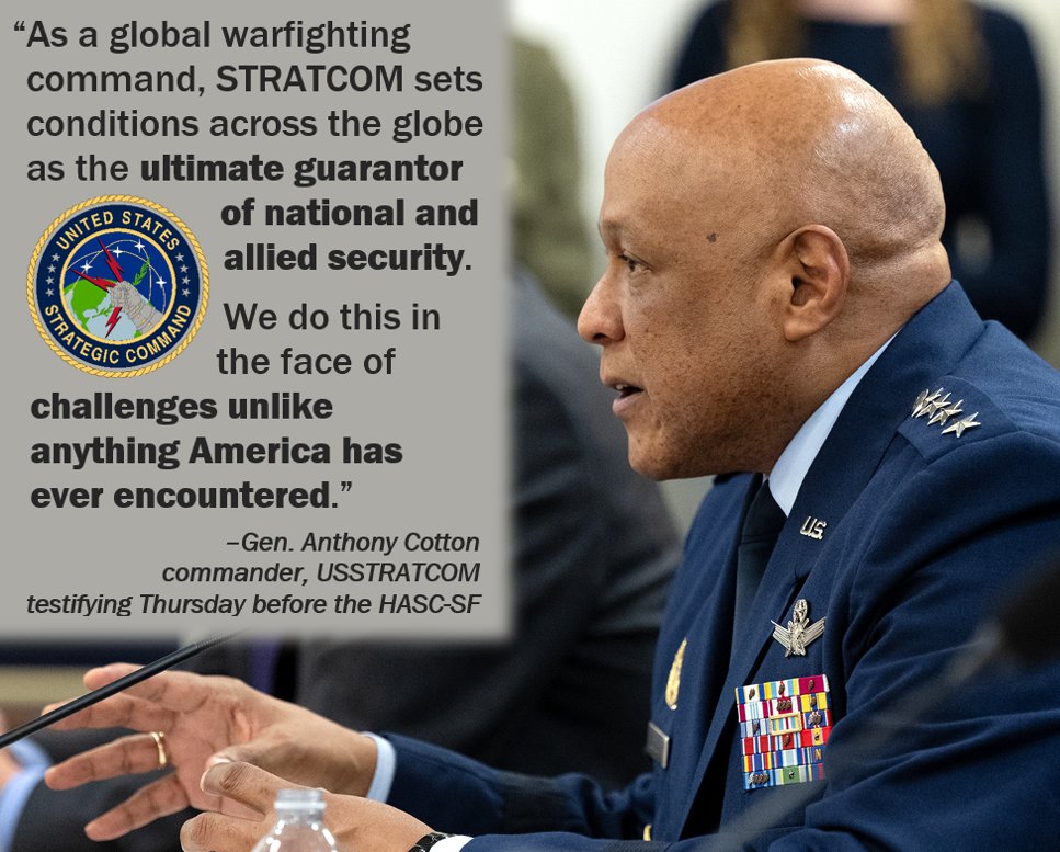 #USSTRATCOM's 2024 Posture Statement is available here: stratcom.mil/2024-Posture-S… #PeaceIsOurProfession