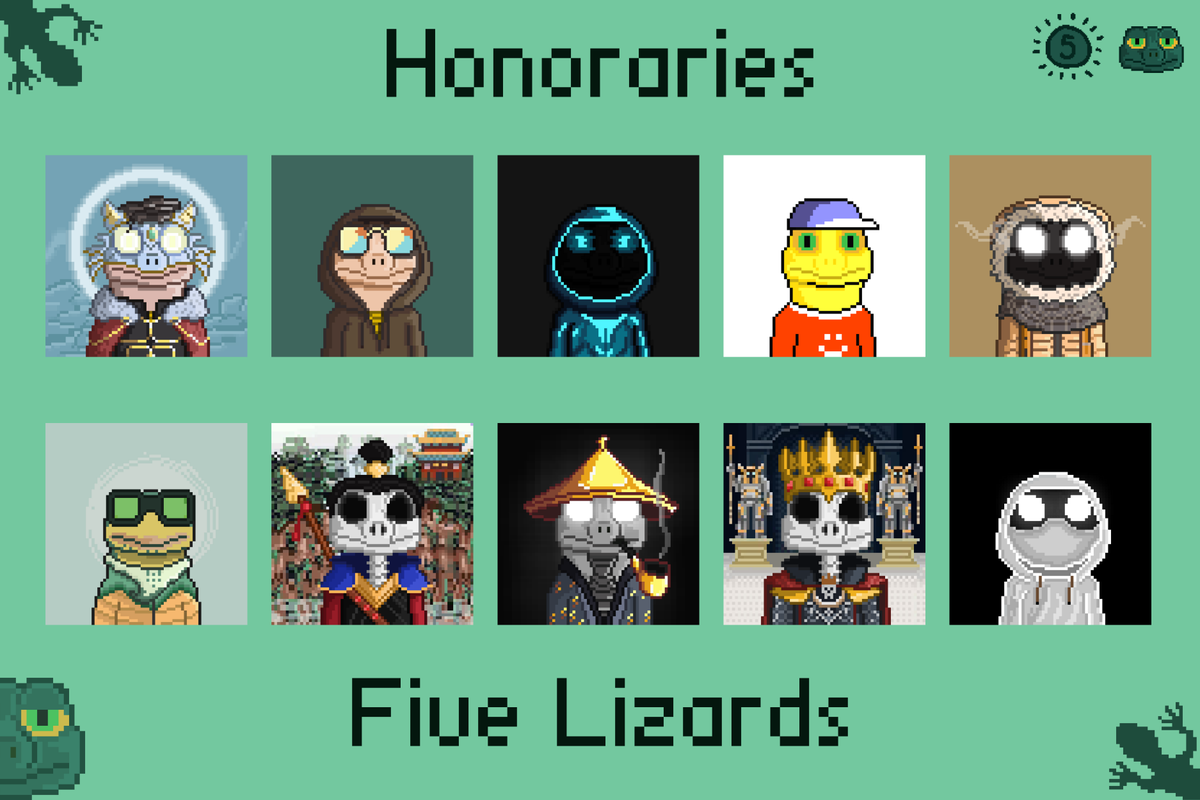 Fenix_Art_NFT's tweet image. GM frends

I&apos;m stopping by to remind you of the Mint of the @Five_Lizards project, created by our beloved @Xiznft  and with the participation of great artists from the Solana chain, in the creation of 1/1 and honoraries. 

fivedollarnft.com/mint/Five%20Li…