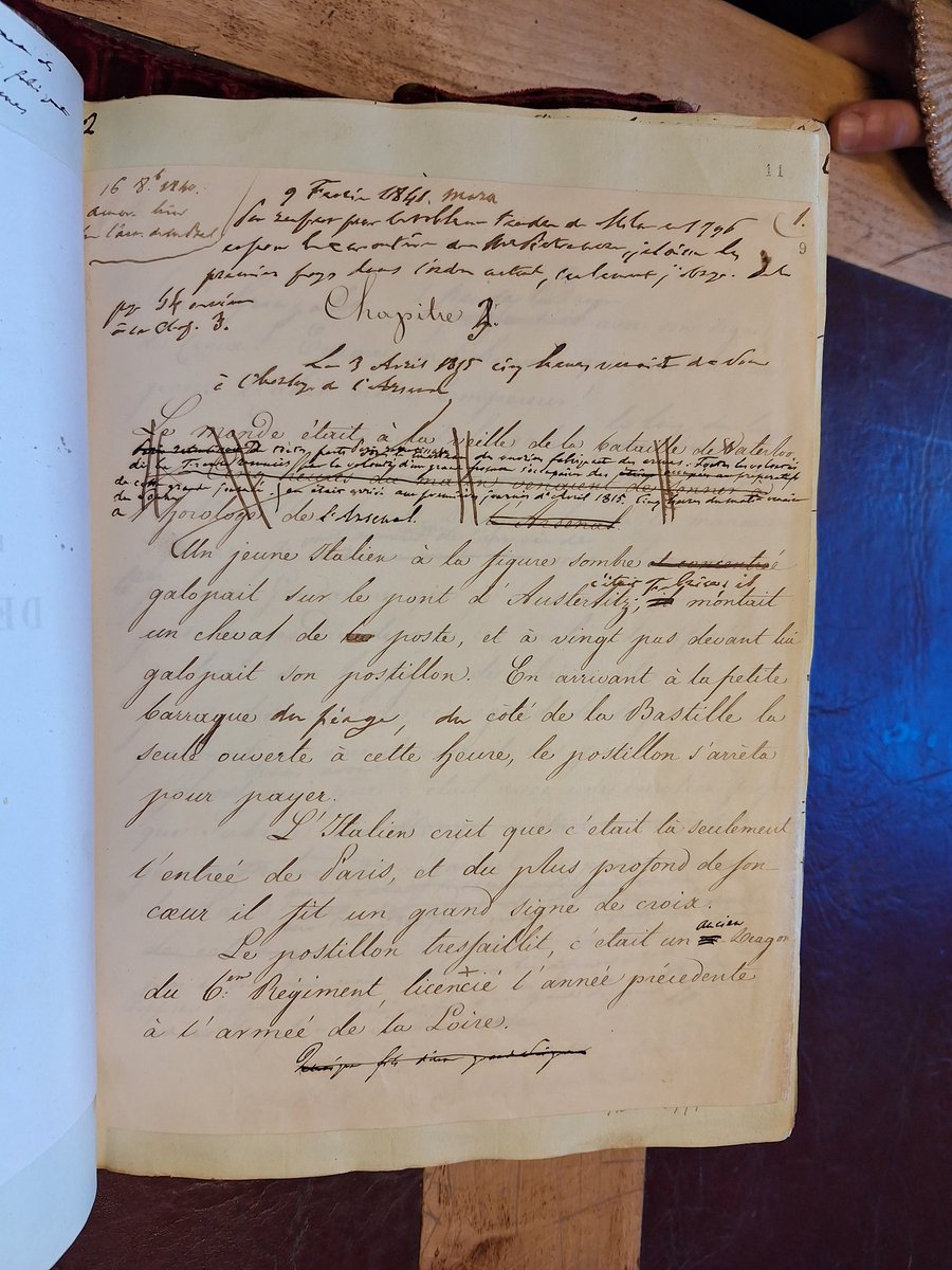 Autres chefs-d'œuvre sortis par <a href="/eligidius/">Charles-Éloi Vial</a> pour ma visite des élèves <a href="/Ecoledeschartes/">École des chartes | PSL</a> Le zizi de Louis XIII, des carnets de Hugo, le ms autographe de la Chartreuse de Parme