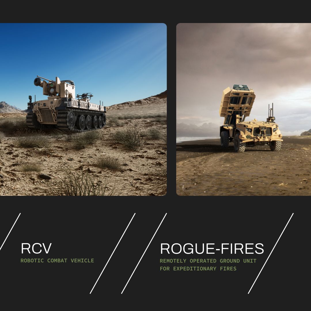 Visit us at AUSA Global Force Symposium & Exposition next week to learn more about the next-generation technology of the Oshkosh Defense Robotic Combat Vehicle (RCV) and ROGUE-Fires.

#GlobalForce2024 #AUSAGLOBAL
@AUSAorg