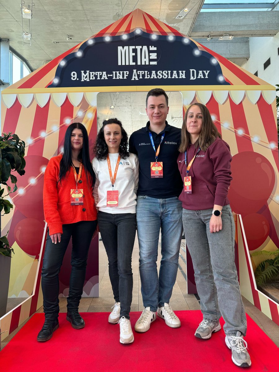 ReliexSolutions's tweet photo. Letβs wrap up the 9th @metainf Atlassian Day π€
We've enjoyed the company of wonderful people, learned from insightful presentations, had productive conversations, and of course, savored the joyous moments with our partners.
#atlassianday #metainfad9 #metainfatlassianday https://t.co/uAeSfgyzxc