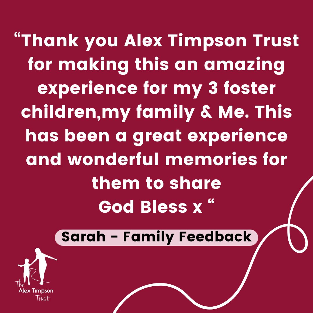 If there is anything we love the most its hearing from the foster, SGO &amp; Kinship families that spend time in our holiday homes 🫶 #FeedbackFriday