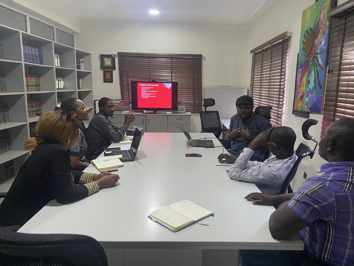 PrimeraLegal's tweet photo. Today, we were honored to have O.G. Ituen Esq. enlighten us about the Existing Procedures for Debt Recovery in Nigeria. 

Additionally, we delved into the crucial topic of Upskilling and Reskilling, exploring ways to boost employees’ skills gracefully led by Ms. Praise Agbe. https://t.co/WSzlmigZS0