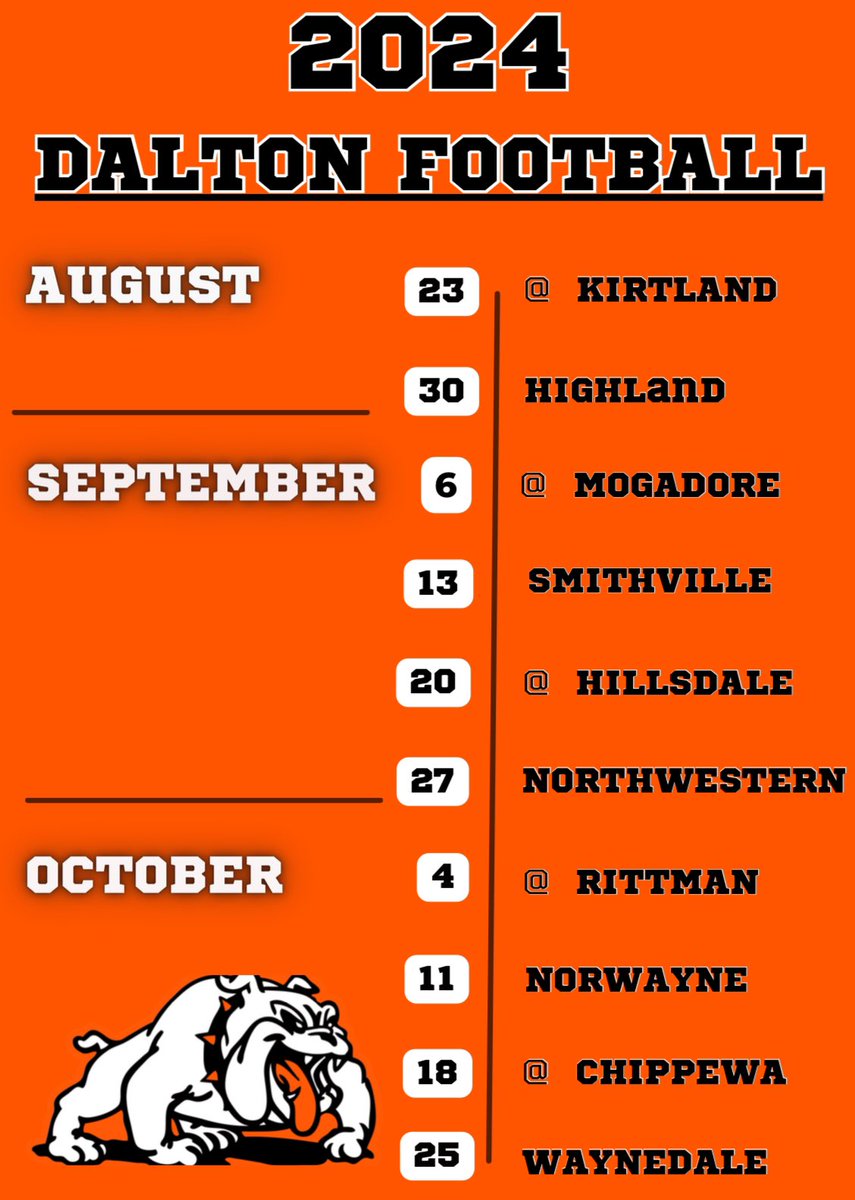 Dalton Football (@dhsbulldogsfb) on Twitter photo 